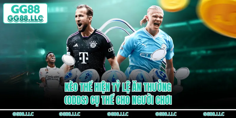 Kèo thể hiện tỷ lệ ăn thưởng (Odds) cụ thể cho người chơi